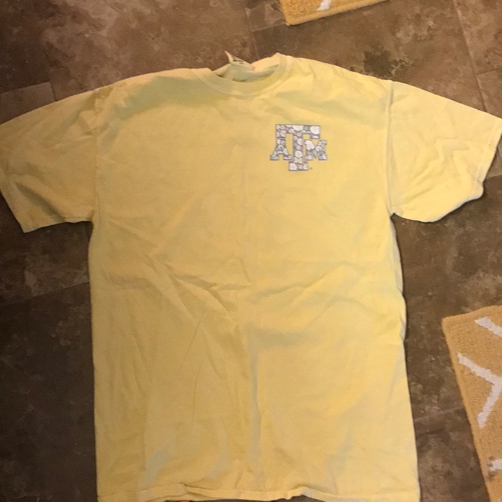 Yellow TAMU t shirt